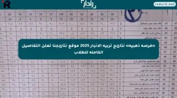 «فرصة ذهبية» نتائج تربية الأنبار 2025 موقع نتائجنا تعلن التفاصيل الكاملة للطلاب